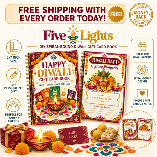 Five Lights™ 5 Day Diwali Gift Book